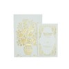 SEVOBAL Party Decorations and Accessories Decorative Book Boxes Set of 2 Floral Motifs for Home Organization, White Gold, 8"*4"*11" - 2 of 4