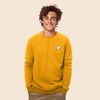 Dalix Ghost Embroidered Crewneck Long Sleeve Sweatshirt Fleece Men - 2 of 4