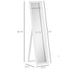 QingMoon Full Length Mirror, Freestanding or Wall Mounted Dress Mirror with Explosion-Proof Glass for Bedrooms and Living Room - 4 of 4
