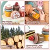 Tea Party Set for Little Girls with Cupcake Stand, Wooden Tea Set Toys for Girls Age 3-7 Year Old, Toddler Kids Kitchen Pretend Play Toys for Girls - 4 of 4