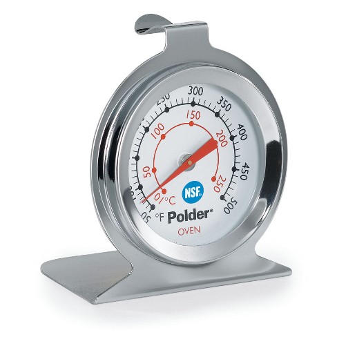 Polder THM-550N Oven Thermometer, Stainless Steel