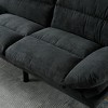 GDFStudio Harte Convertible Upholstered 70" Sleeper Loveseat - 4 of 4