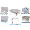 5 Star Super Deals Corner Rotating Shower Kitchen Shelf - Tension Suction Cup Storage Organizer Corner Wedge - w/ Drainage Holes & Hanging Hooks - 2 of 4