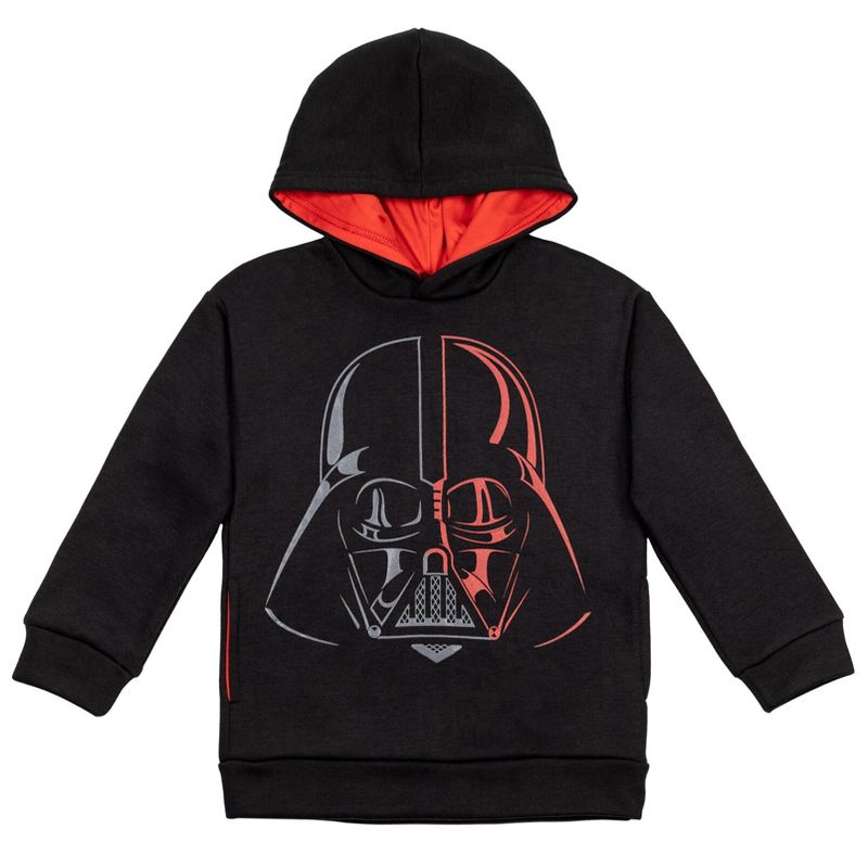 Star Wars Darth Vader Fleece Pullover Hoodie Little Kid to Big Kid, 1 of 8