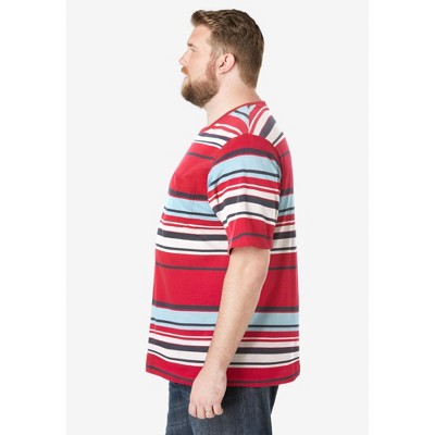 KingSize Shrink-Less Lightweight Pocket Crewneck T-Shirt