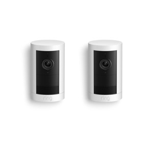 Ring Outdoor Cam Plus Battery with Wide-Angle 2K Video & Vision Low-Light Sight for Full-Color Night Vision & Mount-anywhere - White 2pk - 1 of 4