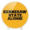 Kennesaw State Owls Alumn Acrylic Cake Topper Party Decoration for Wedding Anniversary Birthday Graduation - 3 of 4