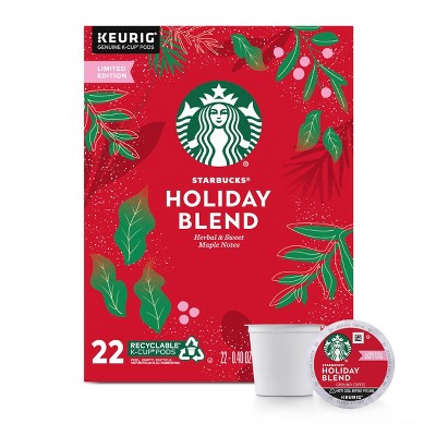 Starbucks Keurig K-Cup Holiday Blend - 22ct/8.9oz - Medium Roast