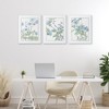 Stupell Industries Wild Blooms with Detailed Outlines 3pc Canvas Art Set - 2 of 4