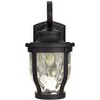 Minka Lavery Rustic Outdoor Wall Light Fixture Black LED 12 1/4" Clear Hammered Glass for Post Exterior Barn Deck Porch Yard Patio - 3 of 4