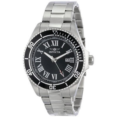 Invicta 14998 Men's Pro Diver Black Dial Stainless Steel Bracelet Watch