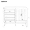 TIRAMISUBEST Gray Wood Shoe Cabinet with Doors & 11 Adjustable Shelves - Entryway Storage Organizer for Hallway, Living Room - 4 of 4
