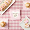 Blue Panda 100-Pack “Welcome Little One” Baby Shower Napkins for Boys, Gold Foil Gender Reveal Decorations, Light Blue (5x5 In) - 2 of 4