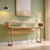 63 Inch Long Console Table, Modern Wood Entryway Table, Narrow Sofa Table Behind Couch for Living Room, Hallway, Foyer - 4 of 4