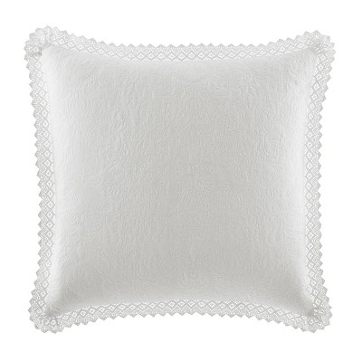 White Annabella Sham (Euro) - Laura Ashley