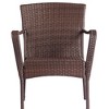 3 Pieces Outdoor Seating Group Furniture, PE Rattan Patio Furniture - 2 of 4
