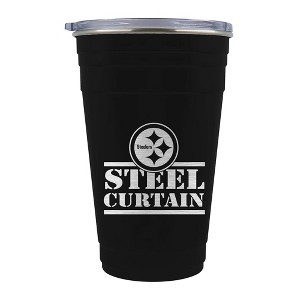 NFL Pittsburgh Steelers 22oz Rally Cry Tailgater Tumbler - 1 of 3