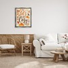 Stupell Industries Lets Get Cozy Autumnal Leaf Sprigs Black Framed Floater Canvas Wall Art - 2 of 4