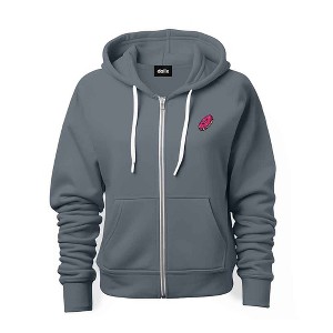 Dalix Donut Embroidered Hoodie Fleece Sweatshirt Zip Front Mens - 1 of 4