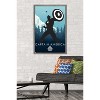 Trends International Marvel Heroic Silhouette - Captain America Framed Wall Poster Prints - 2 of 4