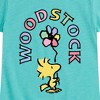 Girls' - Peanuts - Woodstock Flower Fitted Short Sleeve Graphic T-Shirt - 2 of 4