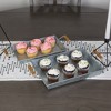 AuldHome Design Rustic Trays, Small & Medium 2pc Set; Farmhouse Decor Rectangular Trays w/ Handles - 2 of 4