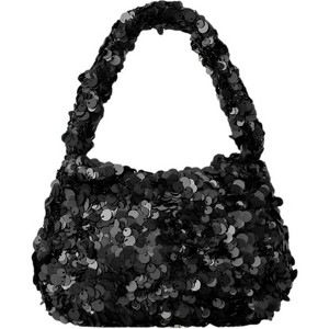 FATMOON Sequins Evening Handbag with Chain Elegant Tote Bag Women Sparkly for Wedding Dinner Party Prom - 1 of 4