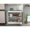 Depot E-Shop Freestanding Sink, Double Door Cabinet, Two Shelves - 3 of 4
