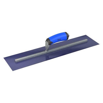 Bon Tool 67-185 Finish Trowel - Square - Blue Steel - 20 X 5 - Comfort Grip