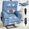 GlasFlength Massage Chairs Real Home Massage Chair Human Touch Massage Chairs Full Body Relax for Living Room, Blue, 40.56"*36.62"*42.13" - 4 of 4