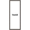 PosterPalooza | Panoramic Deco Black Picture Frame - UV Acrylic, Foam Board Backing, Hanging Hardware - 2 of 4