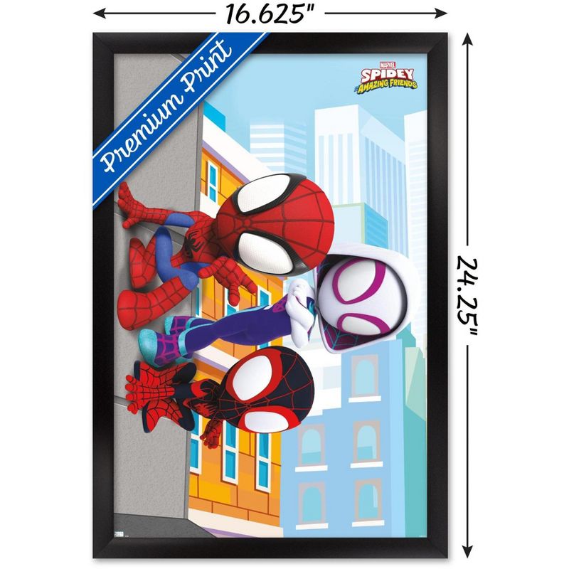 Trends International Marvel Spidey and His Amazing Friends - Wall Framed Wall Poster Prints, 3 of 7