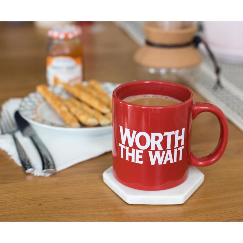 Toynk Heinz Ketchup Logo "Worth The Wait" Ceramic Coffee Mug | Holds 16 Ounces, 5 of 7