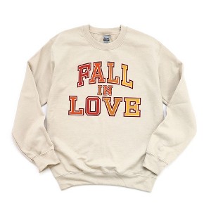 Simply Sage Market Women's Graphic Sweatshirt Fall In Love Ombre - 1 of 2