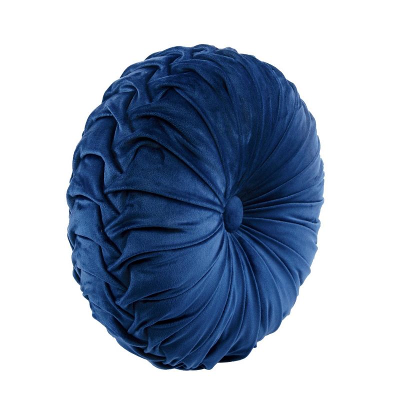 15" Pleated Round Throw Pillow - Lush Décor, 3 of 14
