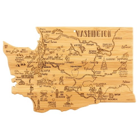 Totally Bamboo Destination Washington Serving and Cutting Board - image 1 of 4