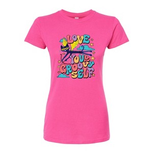 Women's - Pete the Cat - Love Yourself Fitted Graphic T-Shirt - 1 of 3