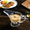 Slickblue Classic Handblown Glass Gravy Boat - 10 oz, Clear, Perfect for Any Occasion - 2 of 4