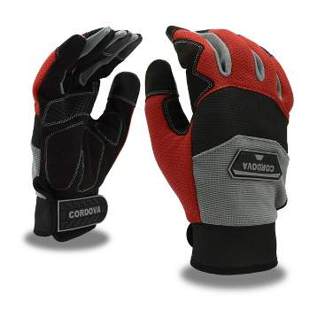 Cordova Safety Products M Synthetic Leather Multi-Purpose Gloves with Silicone Palm