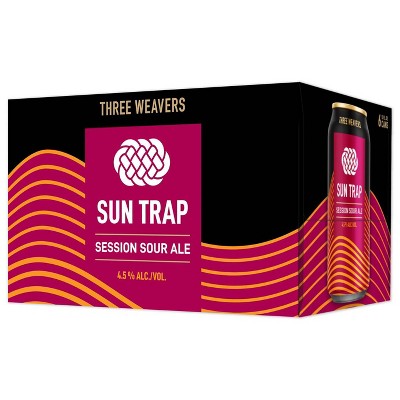 Three Weavers Sun Trap Session Sour Ale Beer - 6pk/12 fl oz Cans