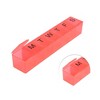 Unique Bargains 7 Compartment Single Row Pill Case 1 Pc - 3 of 4