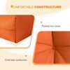 EAGLE PEAK Tufted Outdoor/Indoor Seat/Back Chair Cushions, Set of 2, 42'' x 21'' - 4 of 4