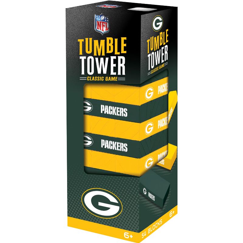 MasterPieces Real Wood Block Tumble Towers - NFL Green Bay Packers, 2 of 6