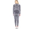 Women's 2 Piece Velour Tracksuit Set - White Mark - 4 of 4