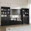 Lirago Accent Storage Cabinet Medicine Cabinets 36x31 Black - 4 of 4