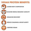 Genius Brand Genius Vegan Protein—Vegan Protein Powder for Strength—Lactose-Free, Gluten-Free, Plant-Based, Naturally Sweetened—Chocolate—20 Servings - 3 of 4