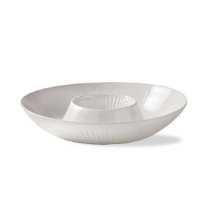 tag Vista Chip & Dip Serving Platter Set - Grey Dishwasher-Safe Bowls & Platters, 12.5" x 12.5" x 2.5" - 1 of 3