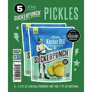 SuckerPunch Gourmet Kosher Dill Pickles - 17 fl oz/5ct - 1 of 4