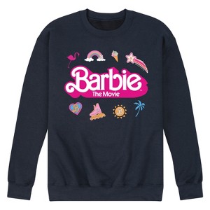 Men's - Barbie - Movie Logo Icons Graphic Fleece Sweatshirt - 1 of 4