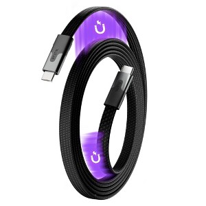 STATIK 3.3' MagStack Slim Pro USB-C to USB-C Tangle Free Magnetic Charging Cable - 1 of 4